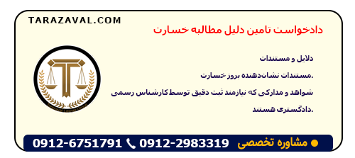 نمونه دادخواست تامین دلیل مطالبه خسارت